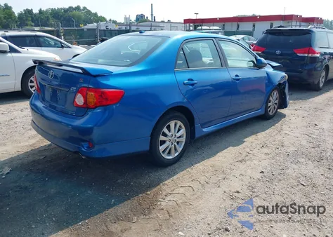 2010 Toyota Corolla S из США, поврежденный, VIN 2T1BU4EE7AC299244